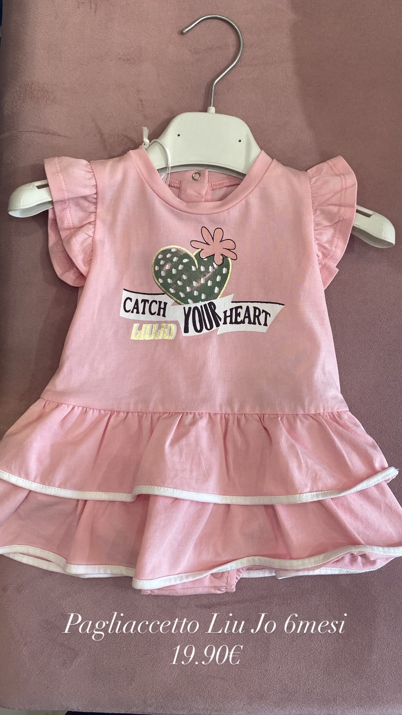 Pagliaccetto rosa Liu Jo per neonata 6 mesi